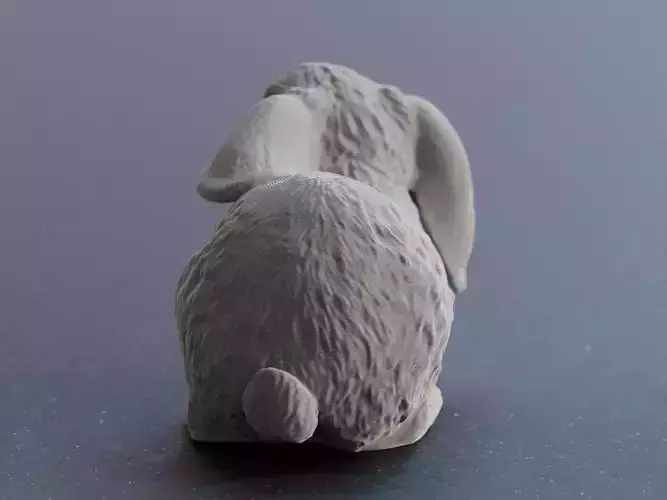 Sitting Bunny Rabbit STL 