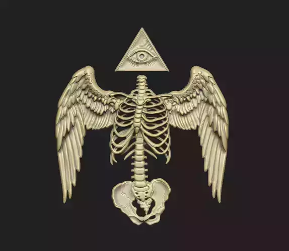 skeleton cnc art cam v aspire deco wood home wall panel bone 3D print model skeleton cnc art cam v aspire deco wood home wall panel bone 3D print model