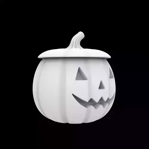Pumpkin Lantern Jar 3D Printable Model