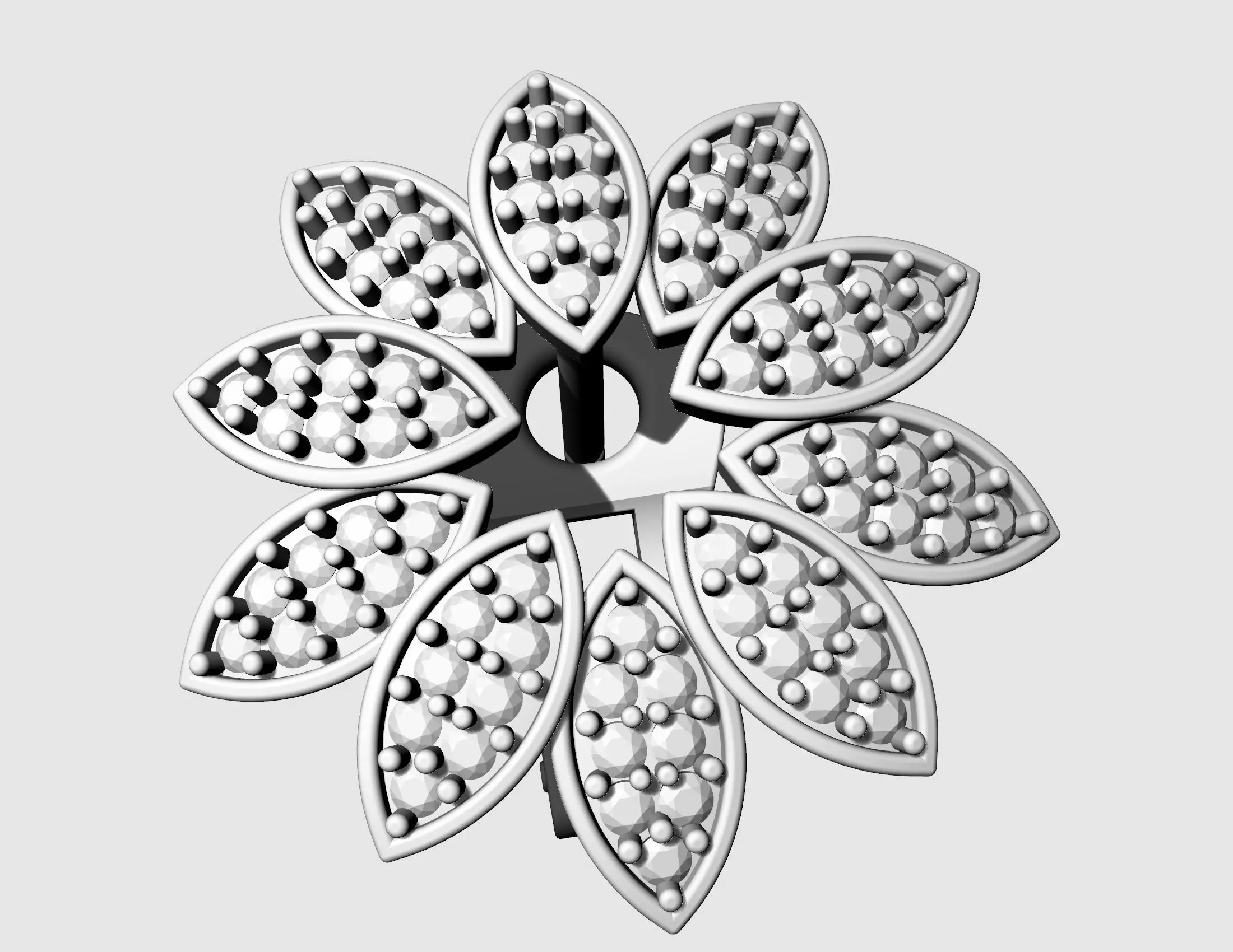 Rosita Earrings 3D print model_5