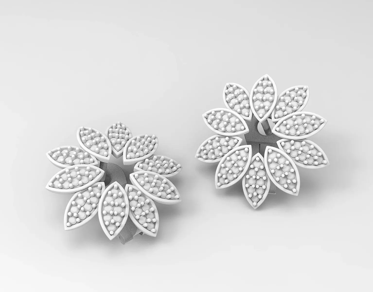 Rosita Earrings 3D print model_4