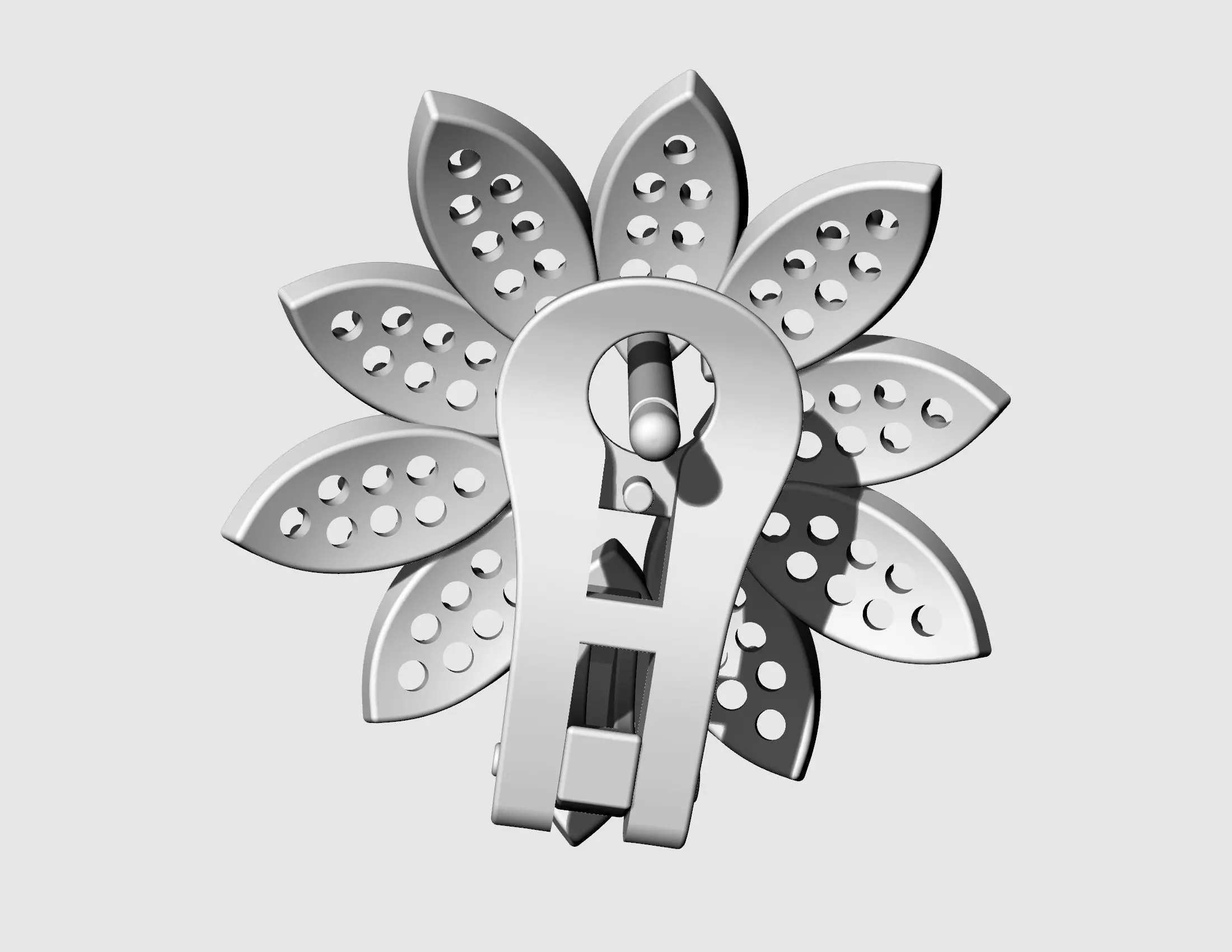 Rosita Earrings 3D print model_11