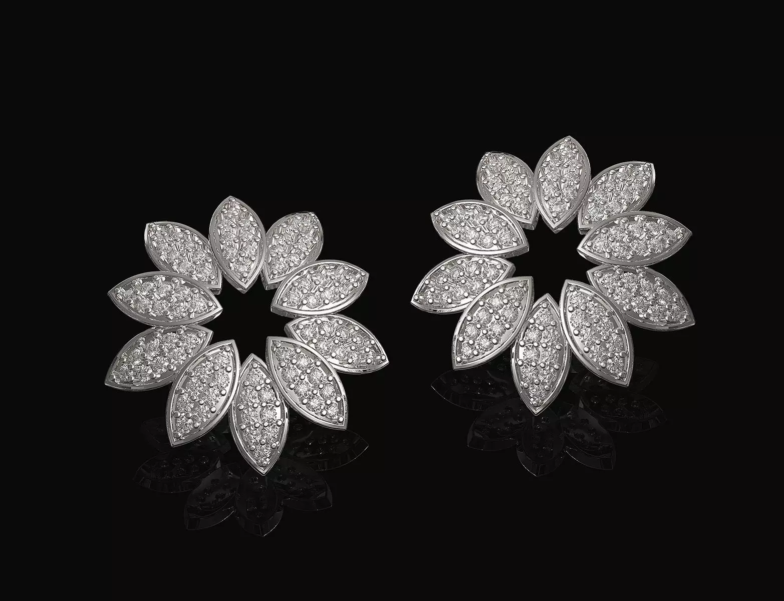 Rosita Earrings 3D print model_3