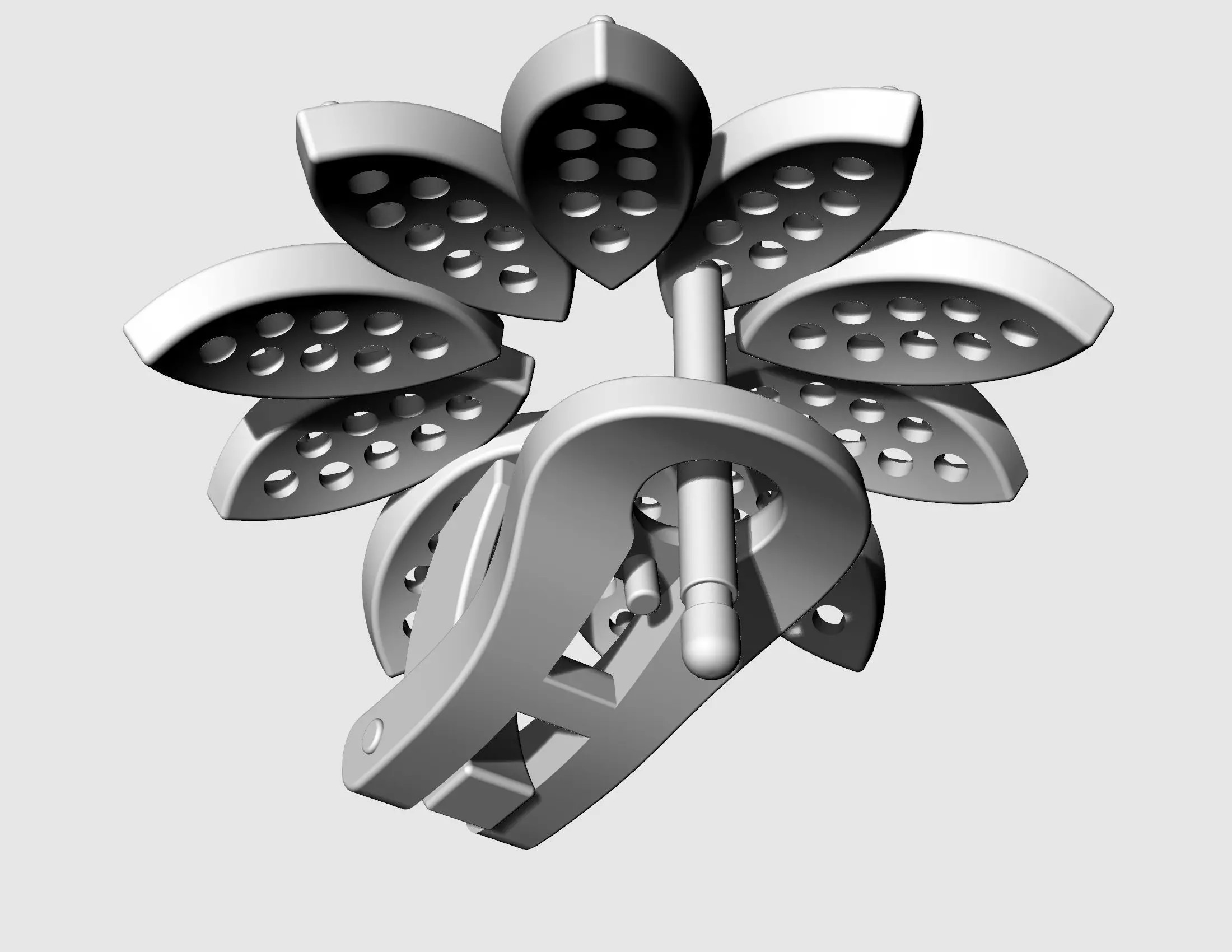 Rosita Earrings 3D print model_10