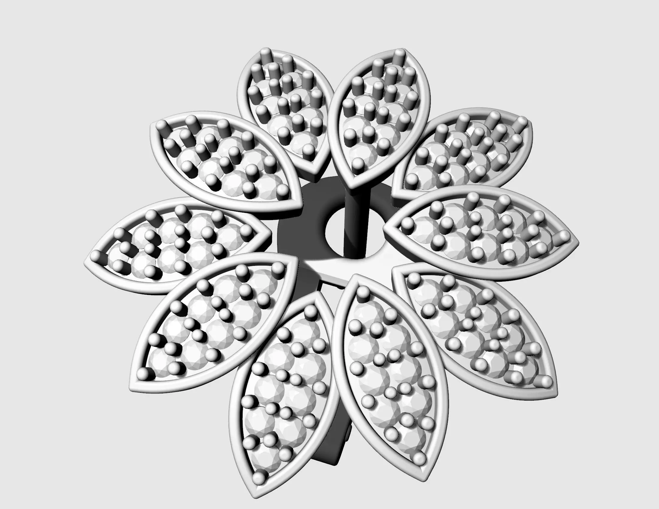 Rosita Earrings 3D print model_6