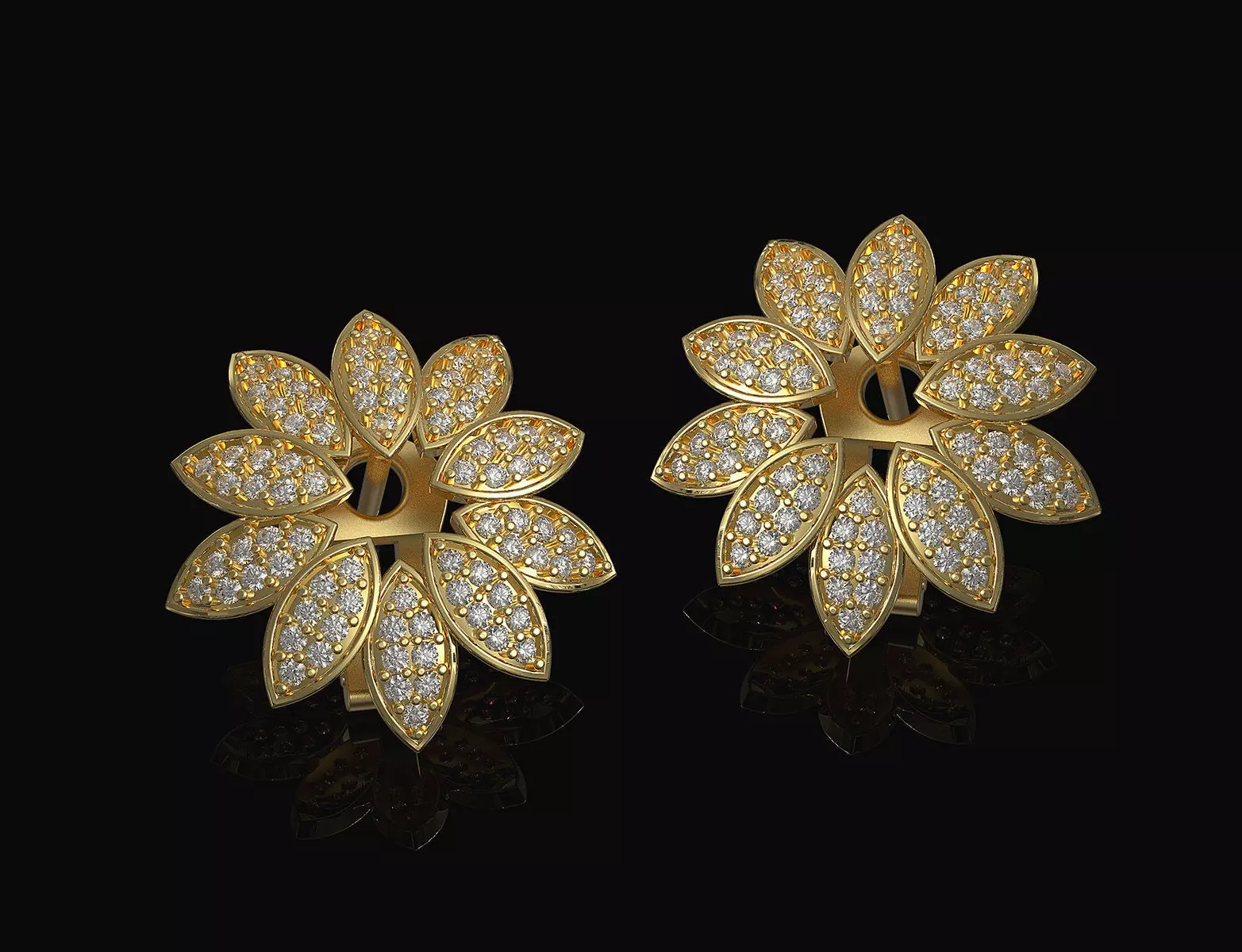 Rosita Earrings 3D print model_0