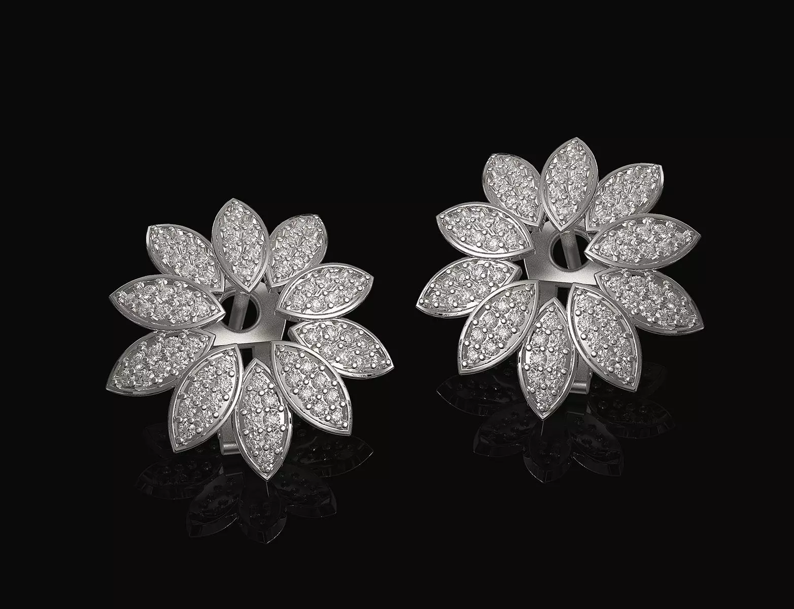 Rosita Earrings 3D print model_1