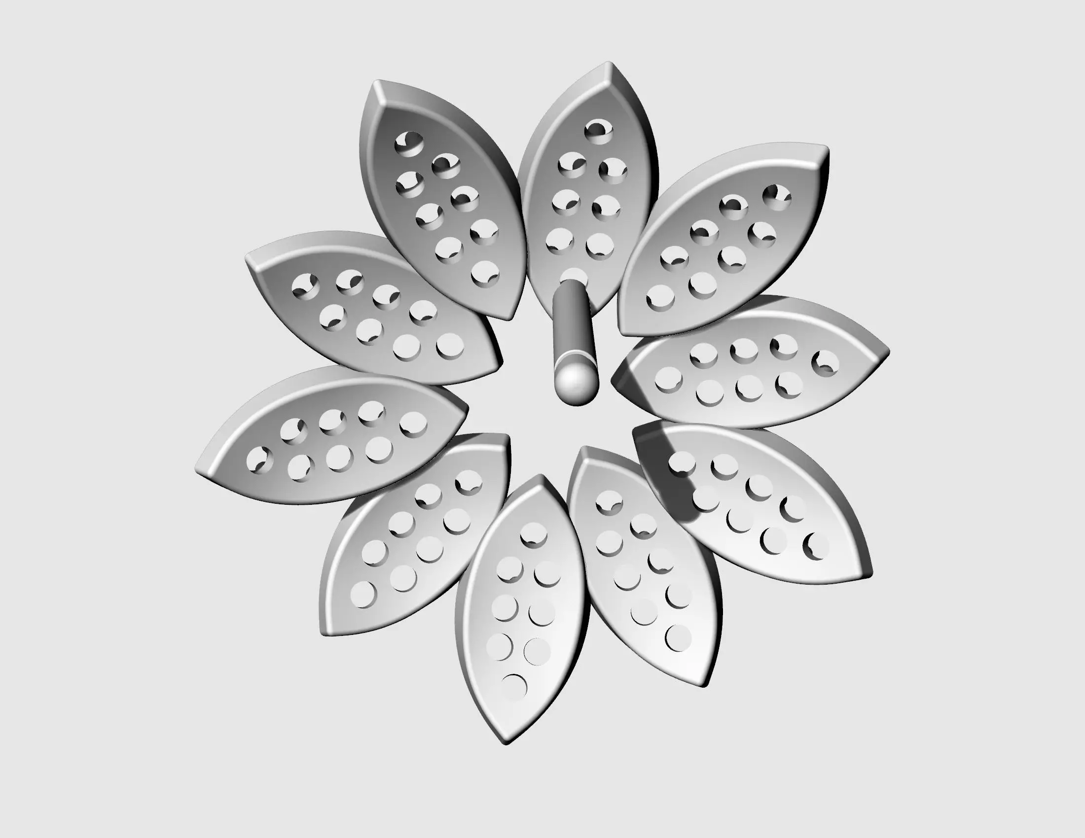 Rosita Earrings 3D print model_14