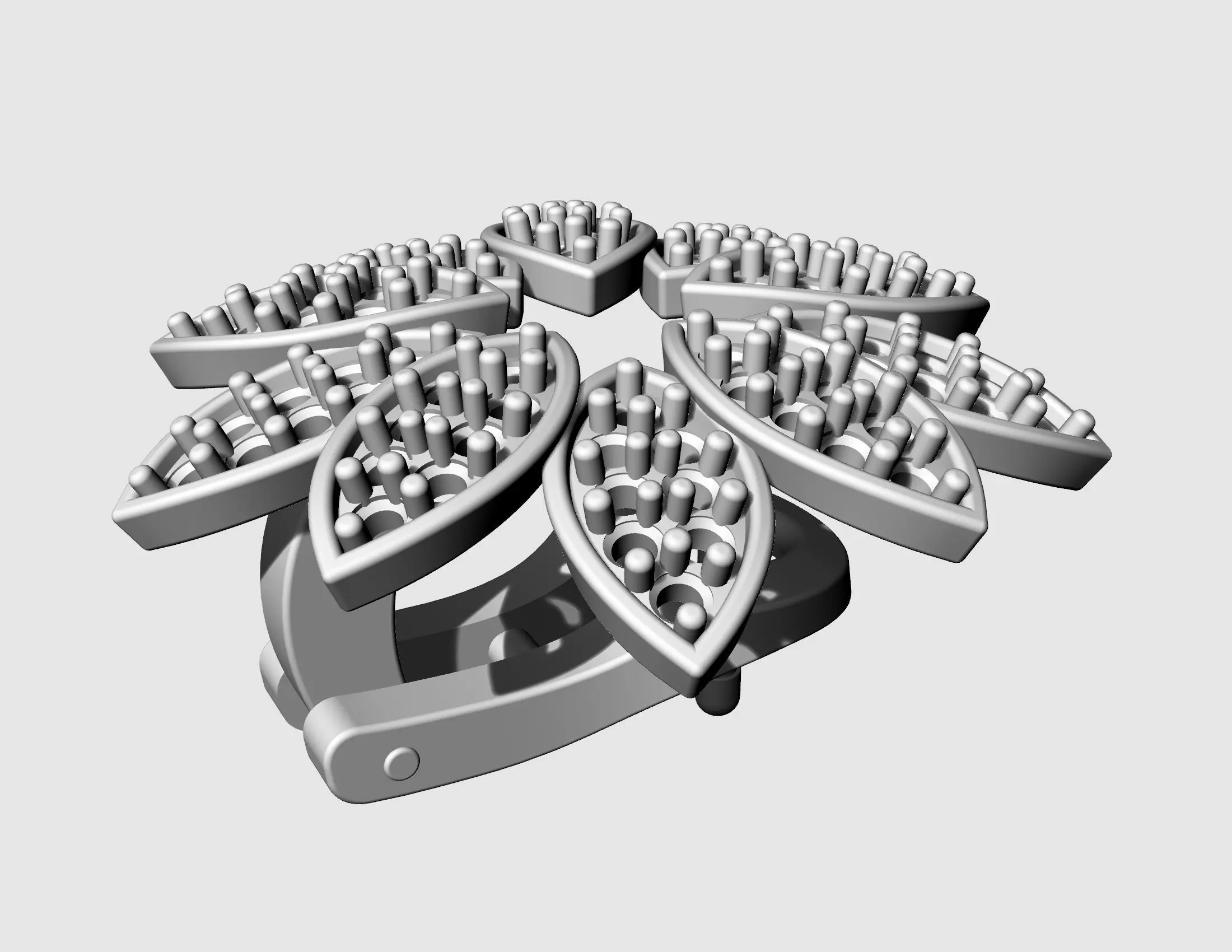 Rosita Earrings 3D print model_8