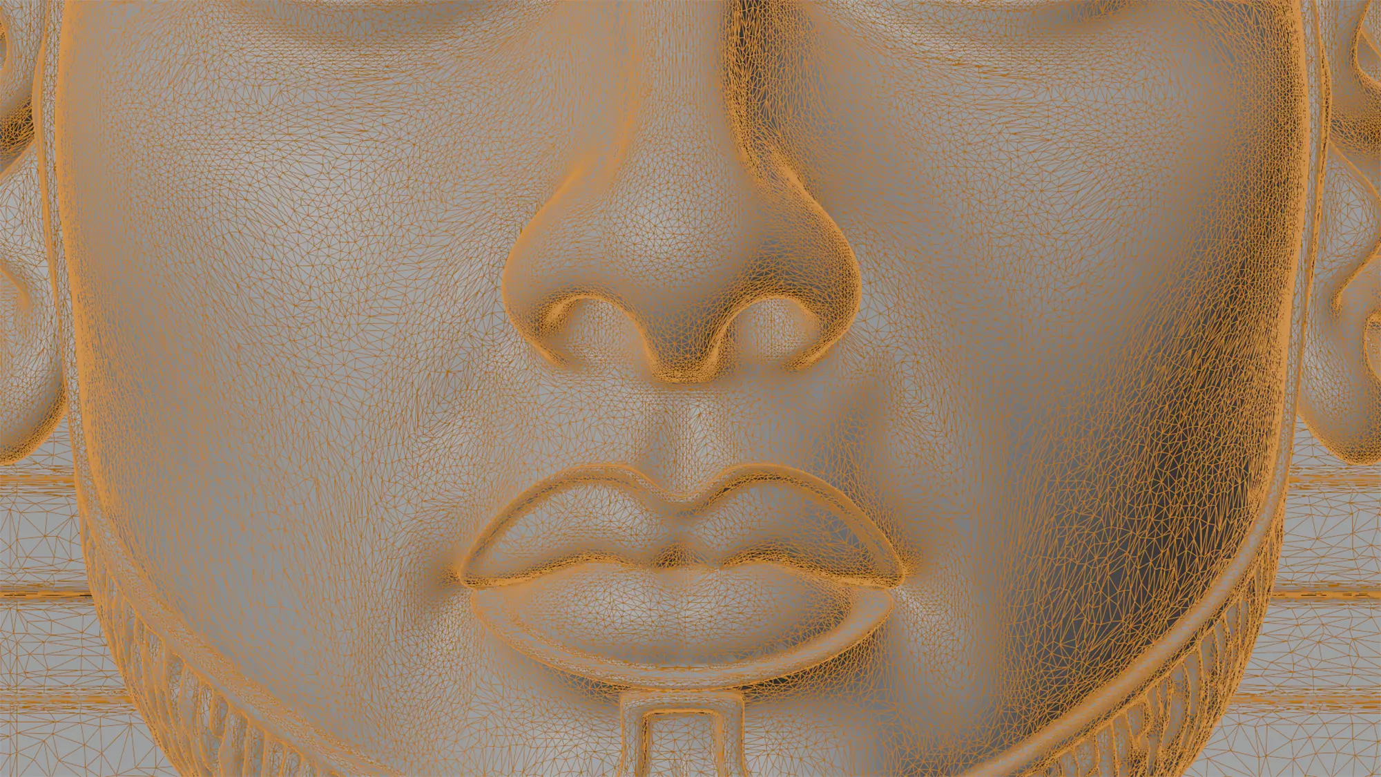 Royal Tutankhamun Sculpture Bust 3D Printable Model 3D print model_5