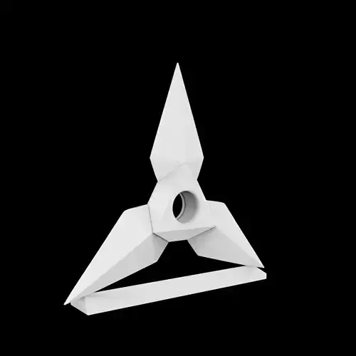 Tri Point Shuriken 3D Printable Model 3D print model