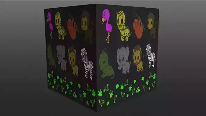 Animals Design Carpet 4k Pbr Texture