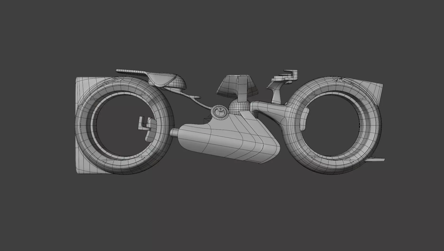 Futuristic Motorcycle 3D model_6