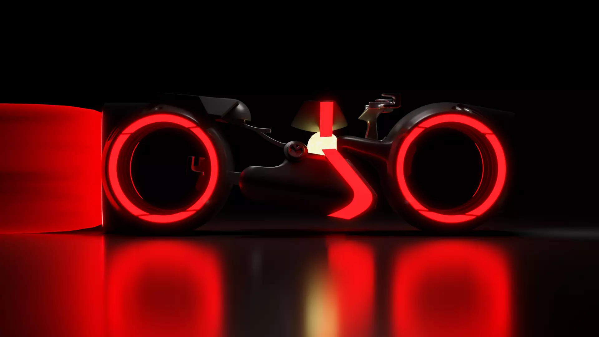 Futuristic Motorcycle 3D model_5