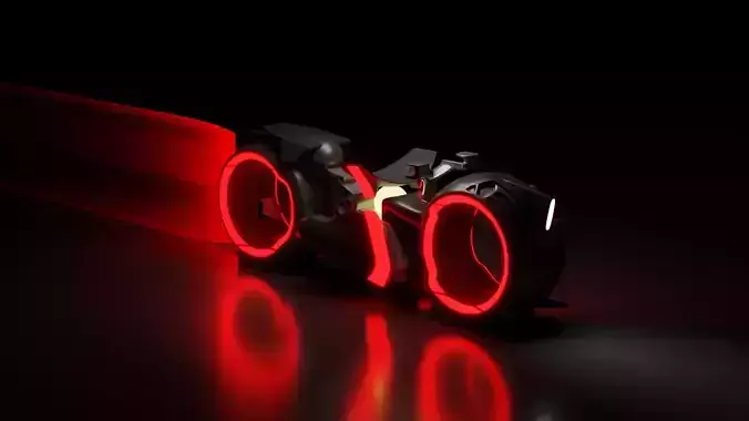 Futuristic Motorcycle 3D model Futuristic Motorcycle 3D model