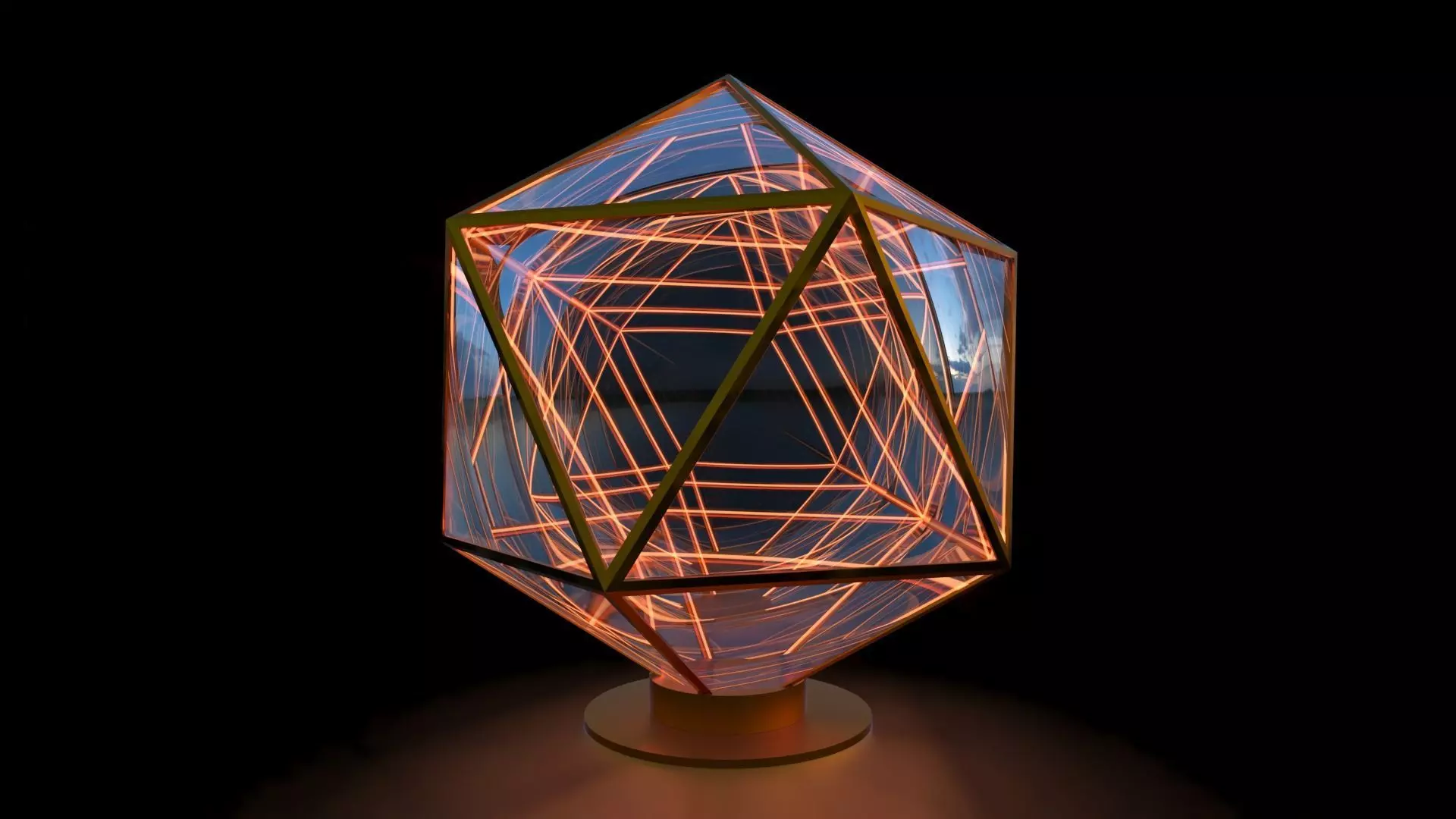 Prisma infinity Low-poly 3D model_0