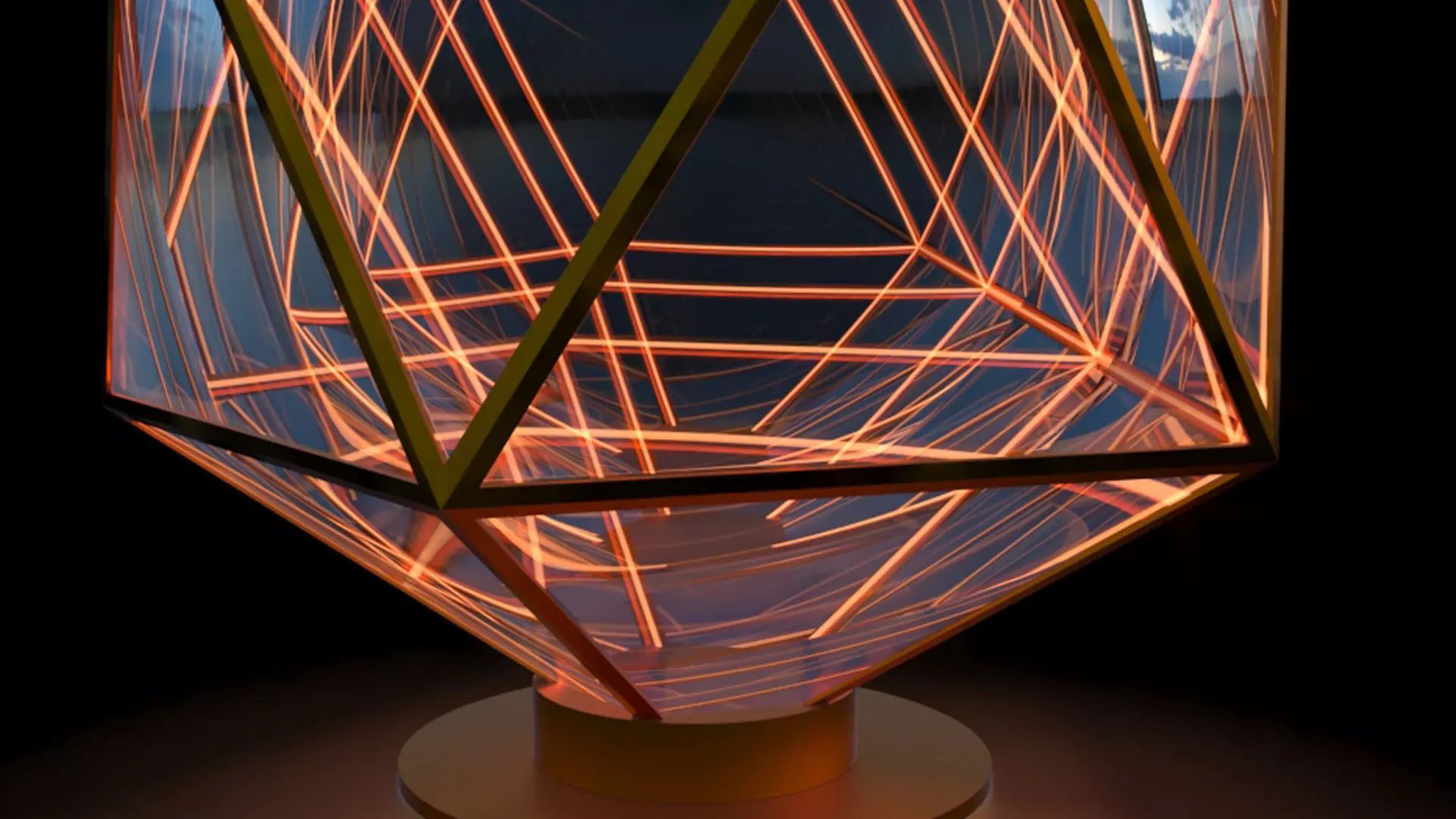 Prisma infinity Low-poly 3D model_5