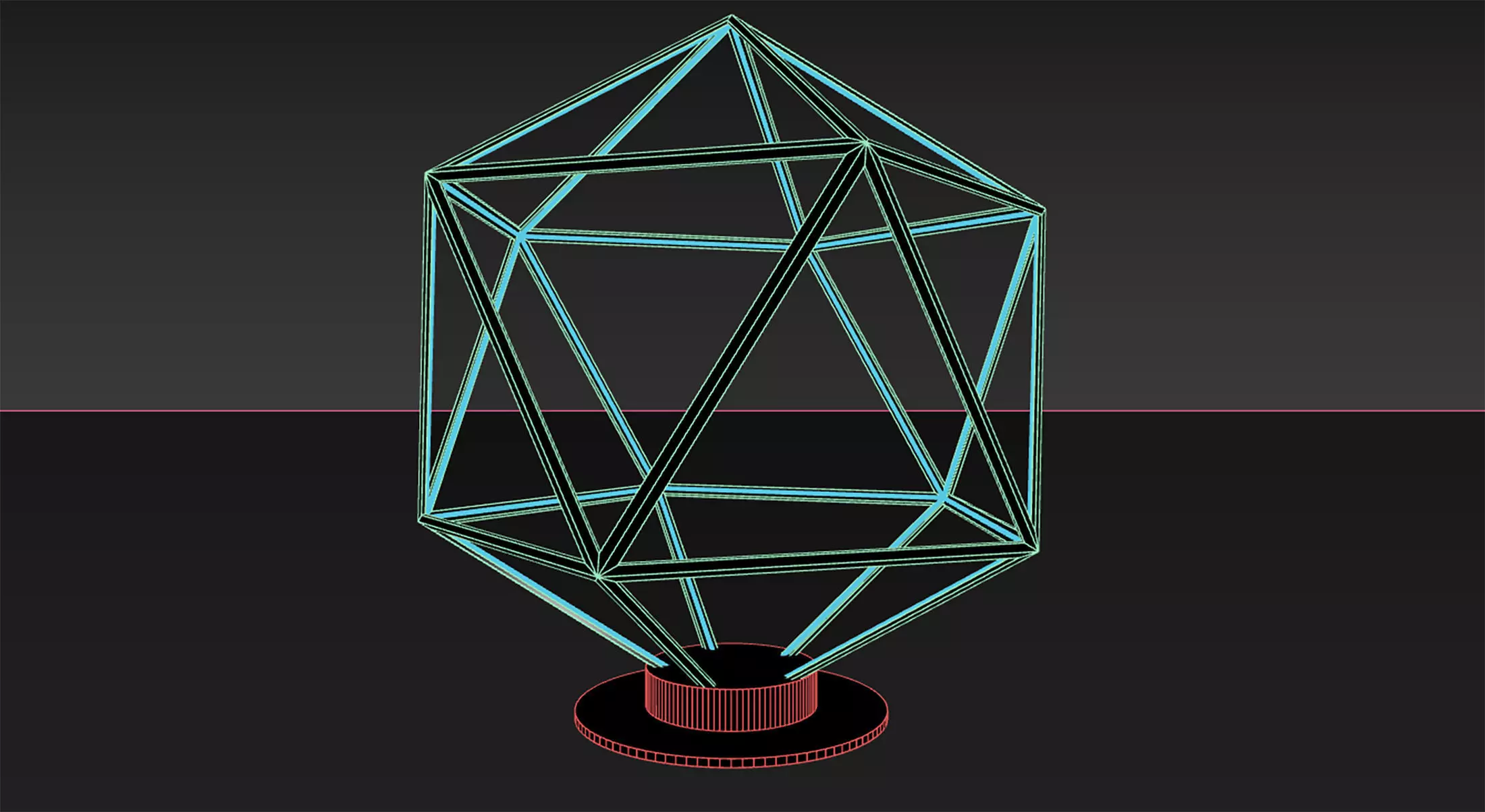 Prisma infinity Low-poly 3D model_4