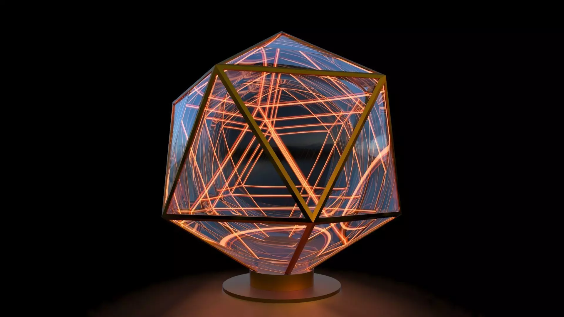 Prisma infinity Low-poly 3D model_1