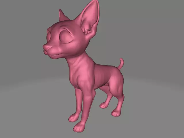 sphynx blue eyes 3D print model_3