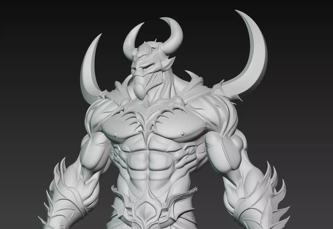 Darklord Asterion - Demonic Overlord 3D Model 3D print model_13