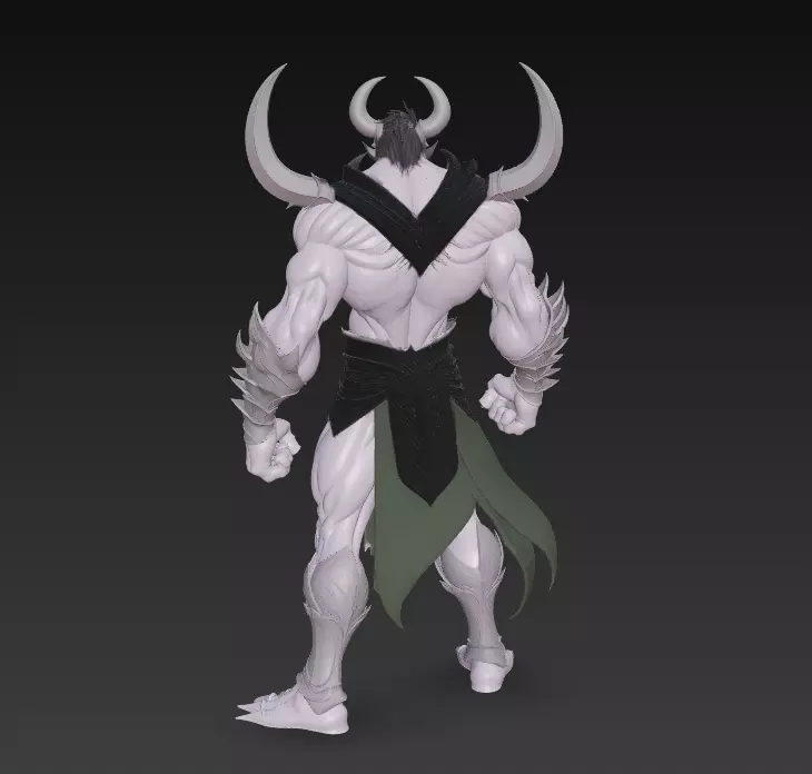 Darklord Asterion - Demonic Overlord 3D Model 3D print model_6