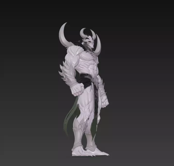 Darklord Asterion - Demonic Overlord 3D Model 3D print model_4