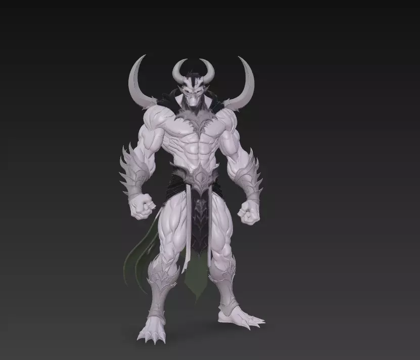 Darklord Asterion - Demonic Overlord 3D Model 3D print model_0