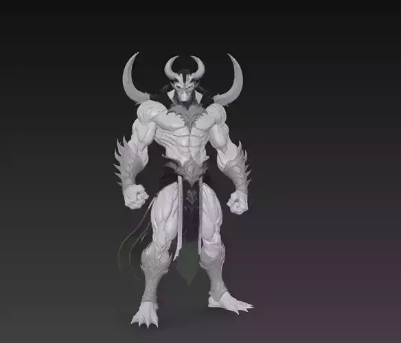 Darklord Asterion - Demonic Overlord 3D Model 3D print model Darklord Asterion - Demonic Overlord 3D Model 3D print model