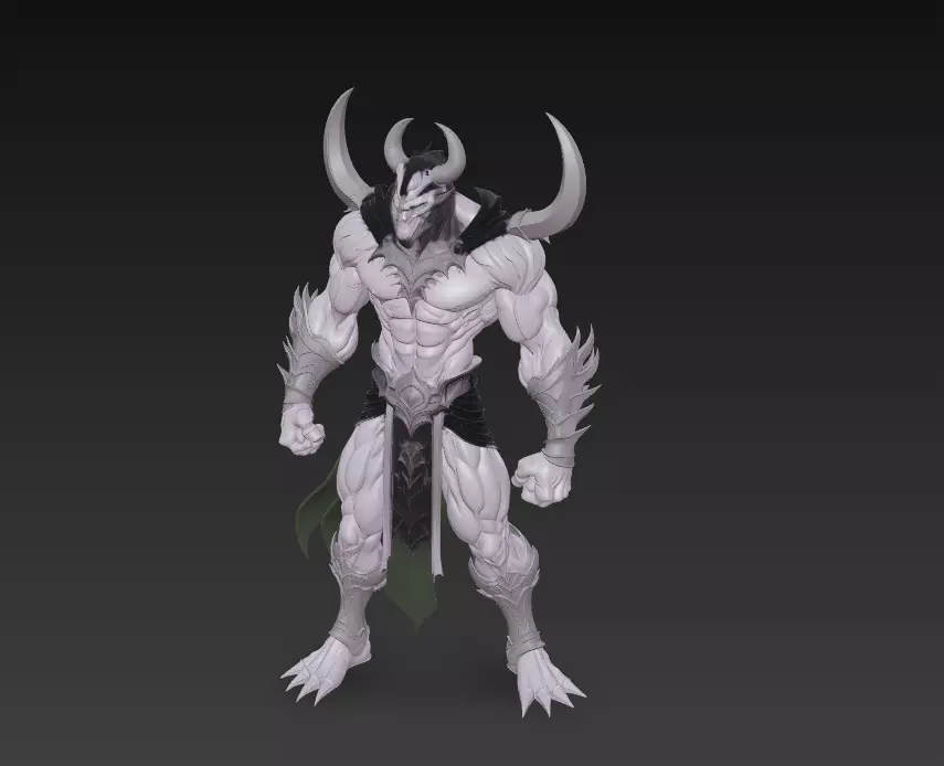 Darklord Asterion - Demonic Overlord 3D Model 3D print model_1