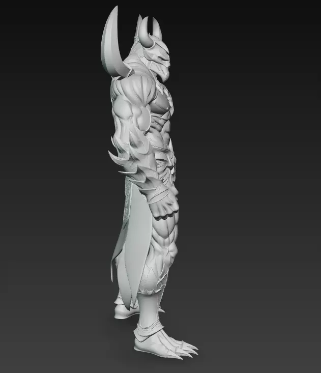 Darklord Asterion - Demonic Overlord 3D Model 3D print model_10