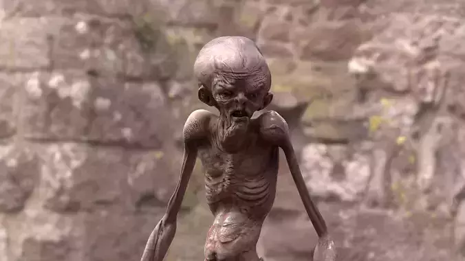 THE MUTANT Low-poly 3D model