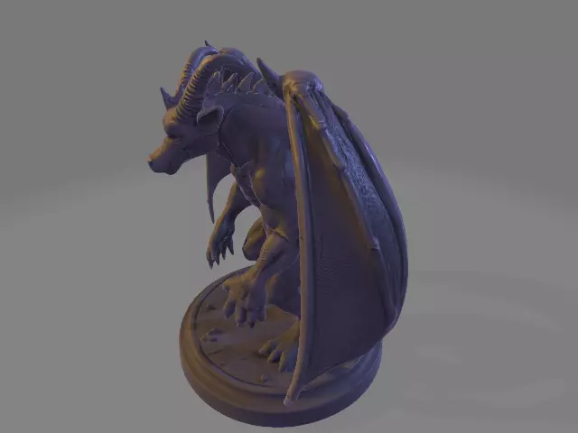 Stonegargoyle 3D print model_3