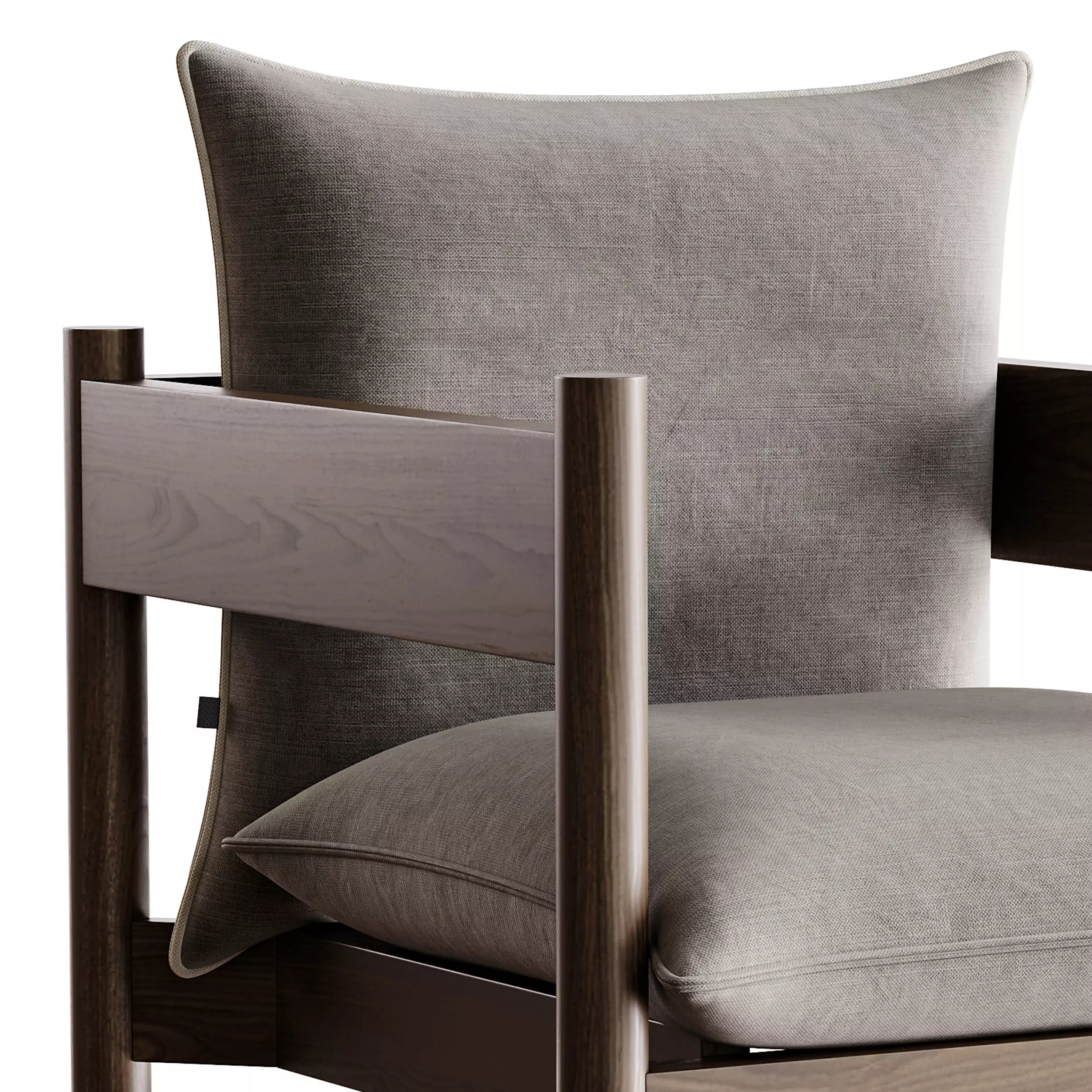 Arbour Club Armchair 3D model_12