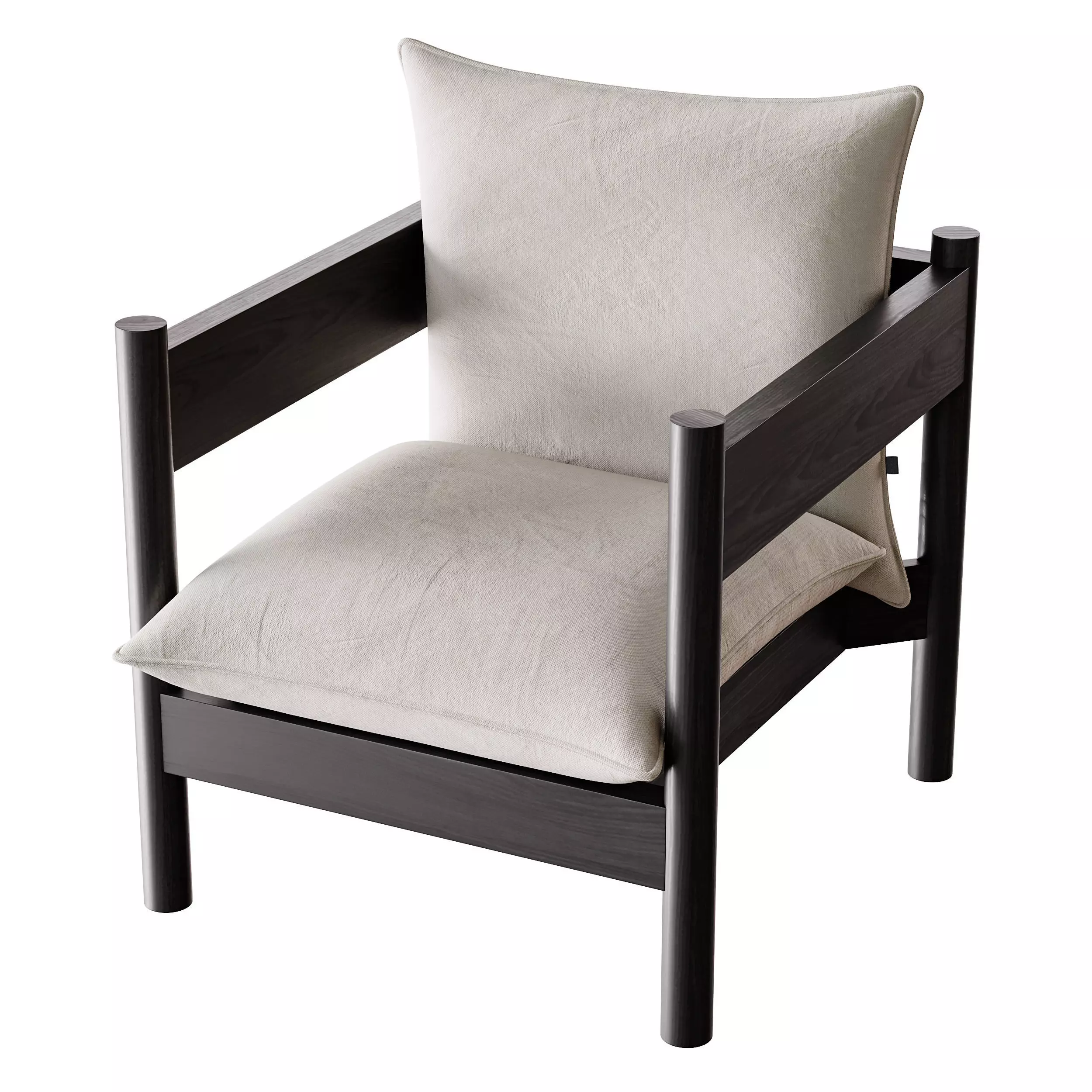 Arbour Club Armchair 3D model_5