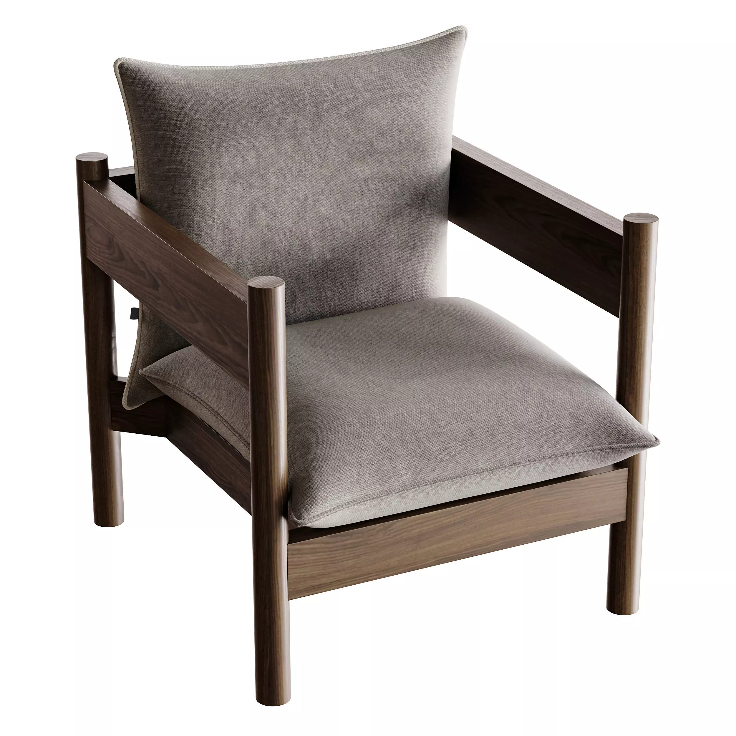 Arbour Club Armchair 3D model_9