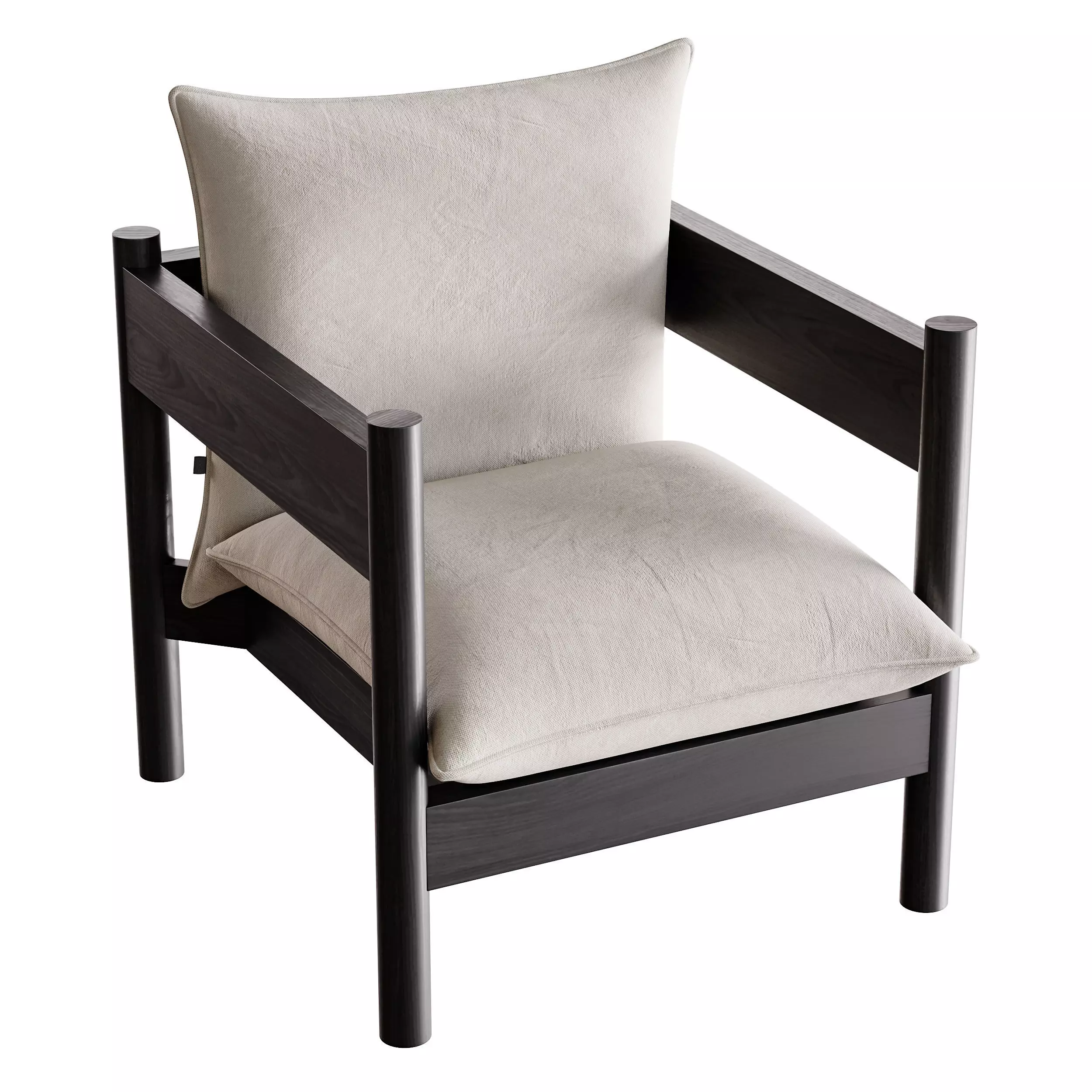 Arbour Club Armchair 3D model_11