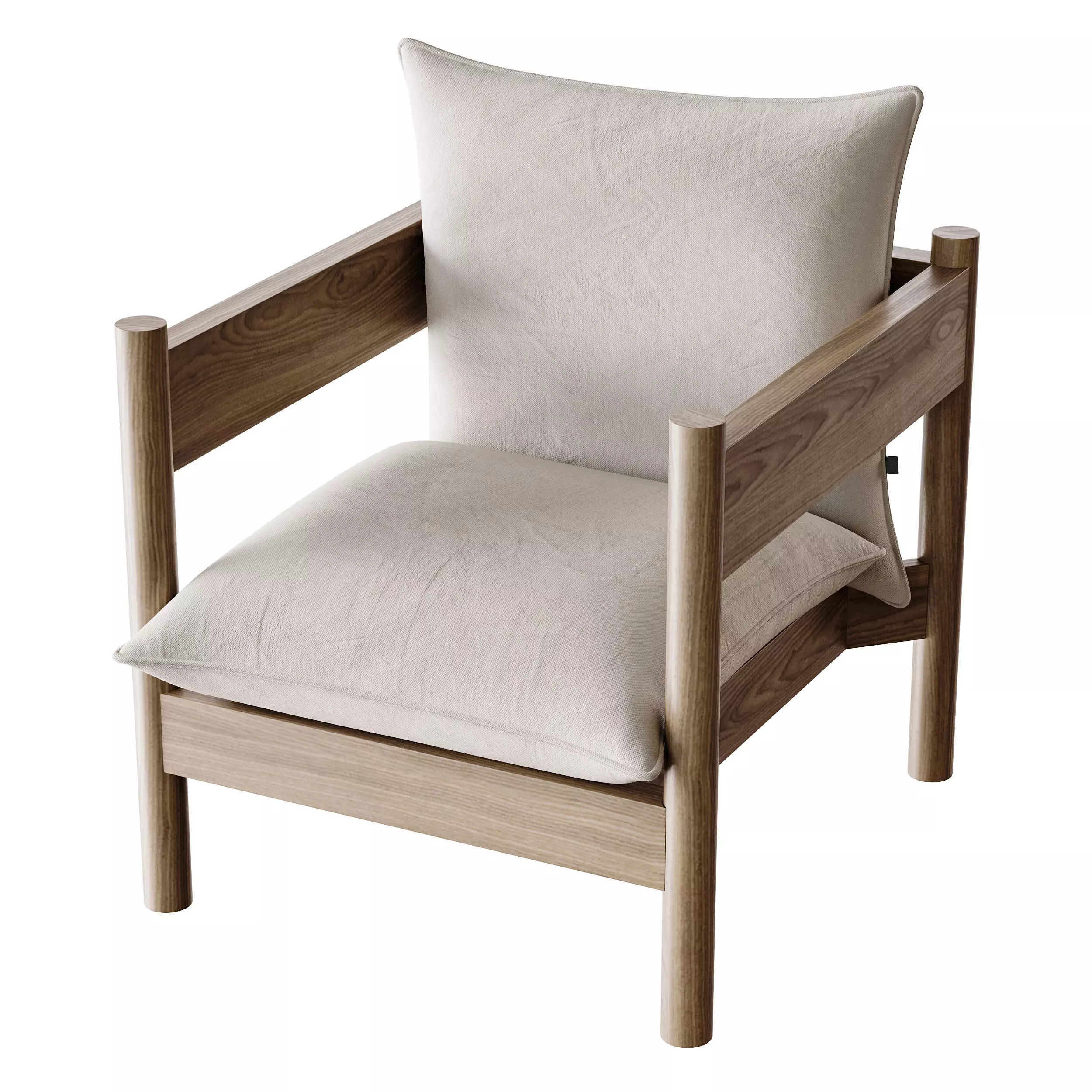 Arbour Club Armchair 3D model_10