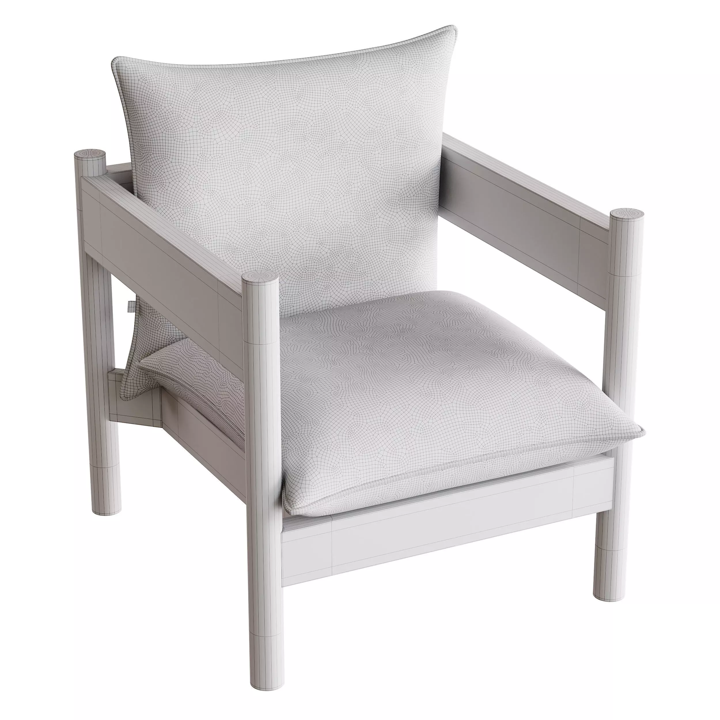 Arbour Club Armchair 3D model_14