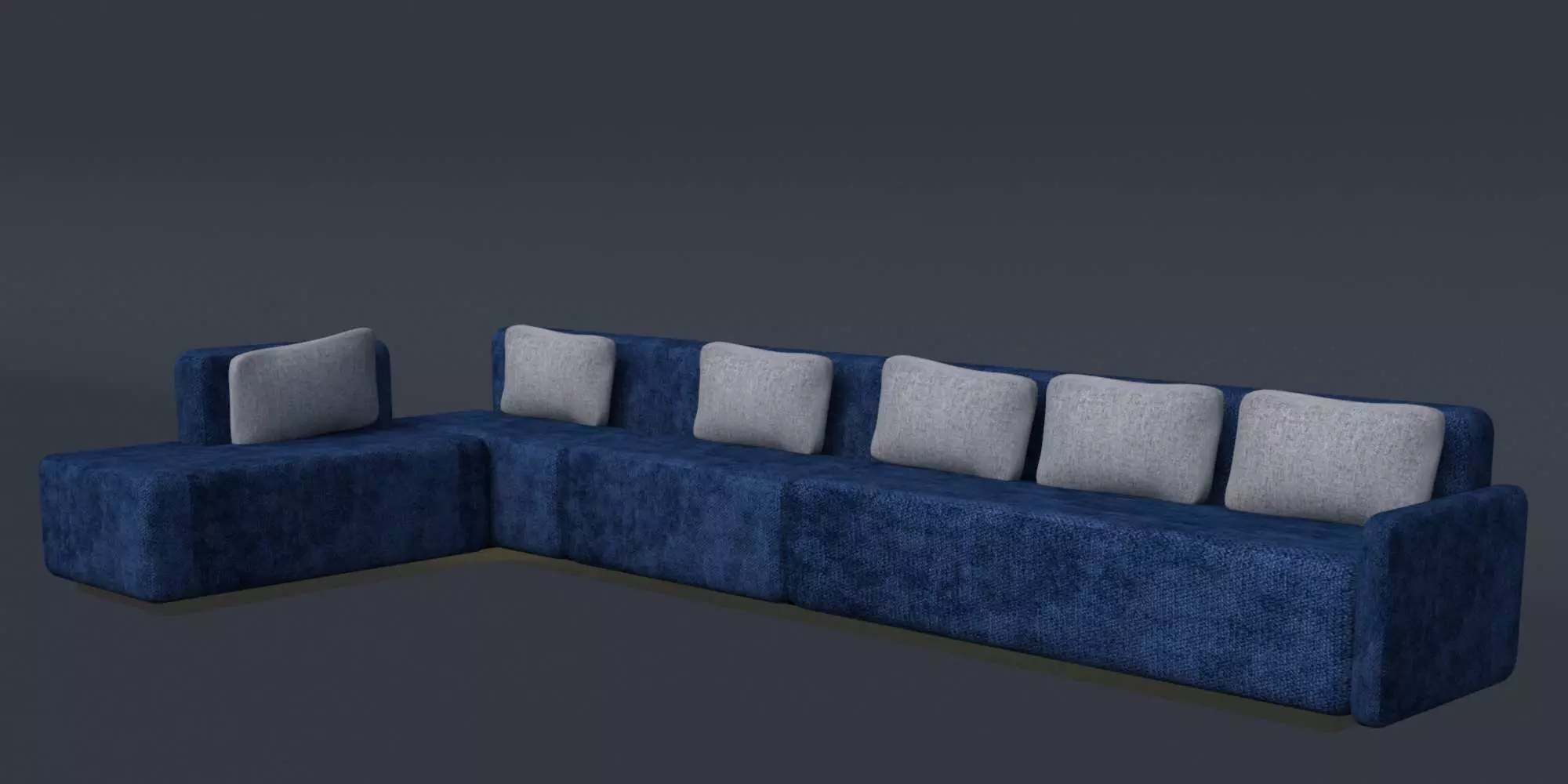 sectional sofa 3D model_2