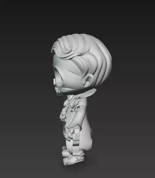 Cute Skeleton Boy - Halloween Figurine 3D Model 3D print model_8