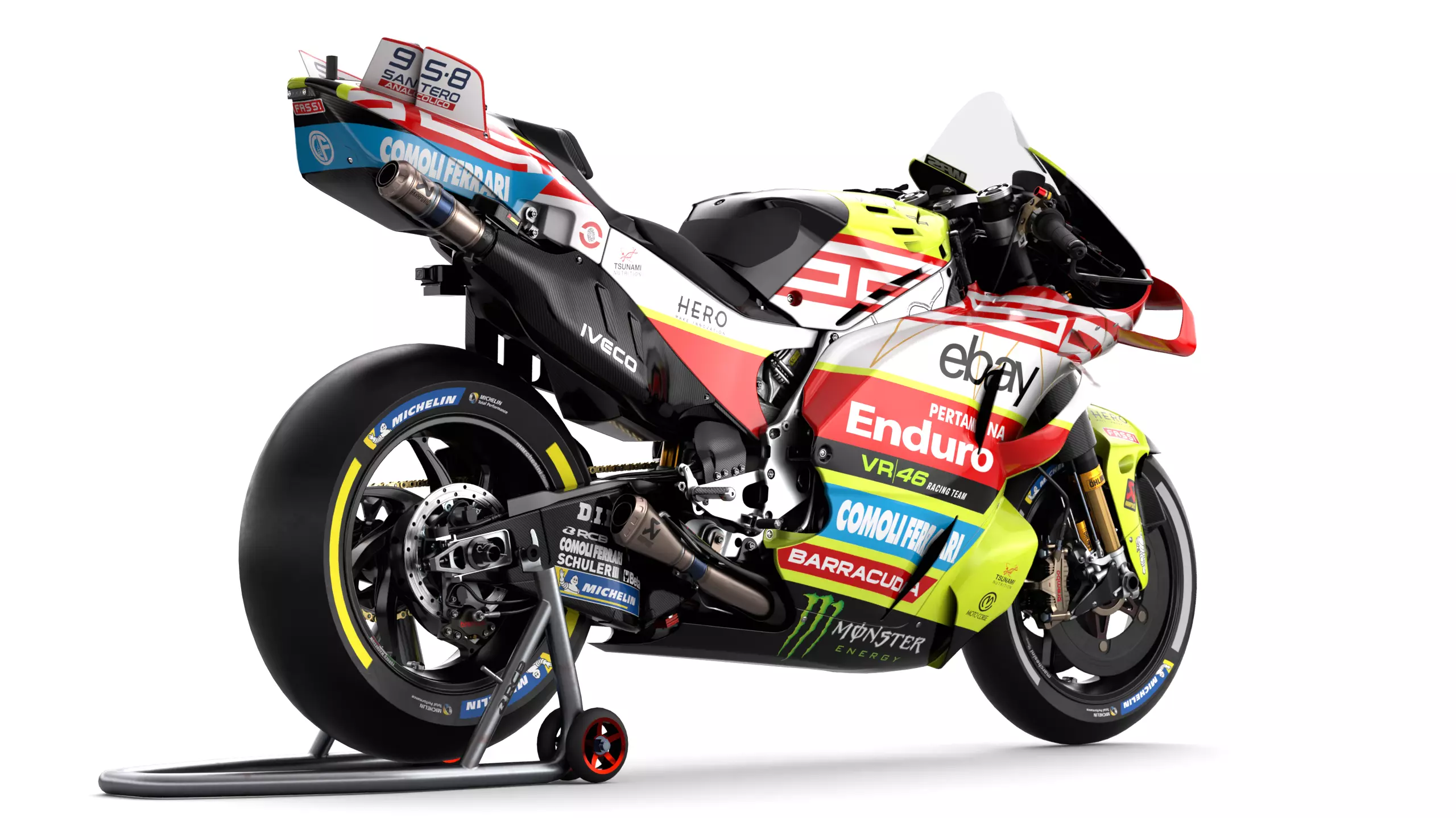 MotoGP Ducati Desmosedici GP - 2025 Mandalika Special Livery 3D model_5