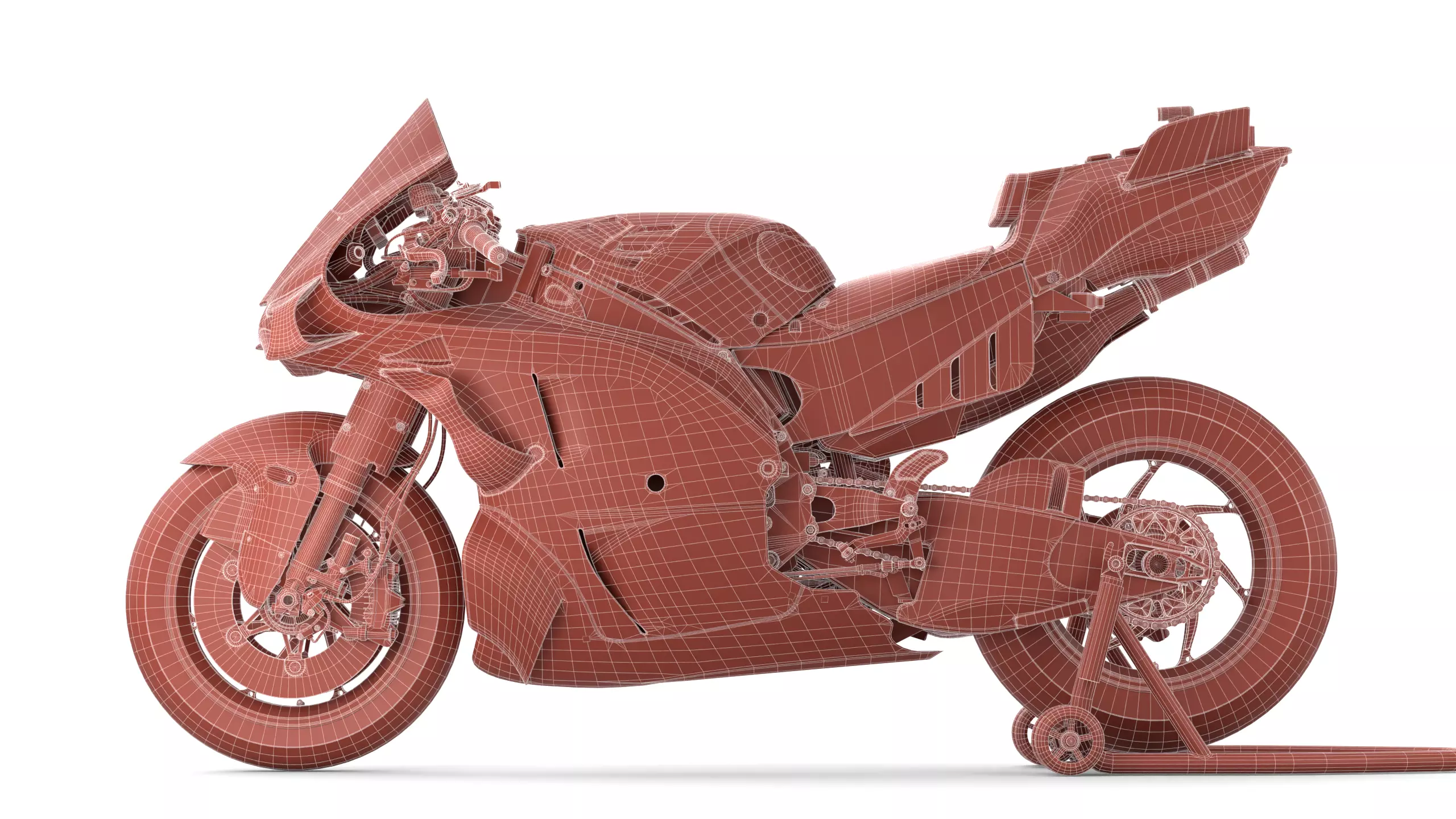 MotoGP Ducati Desmosedici GP - 2025 Mandalika Special Livery 3D model_29