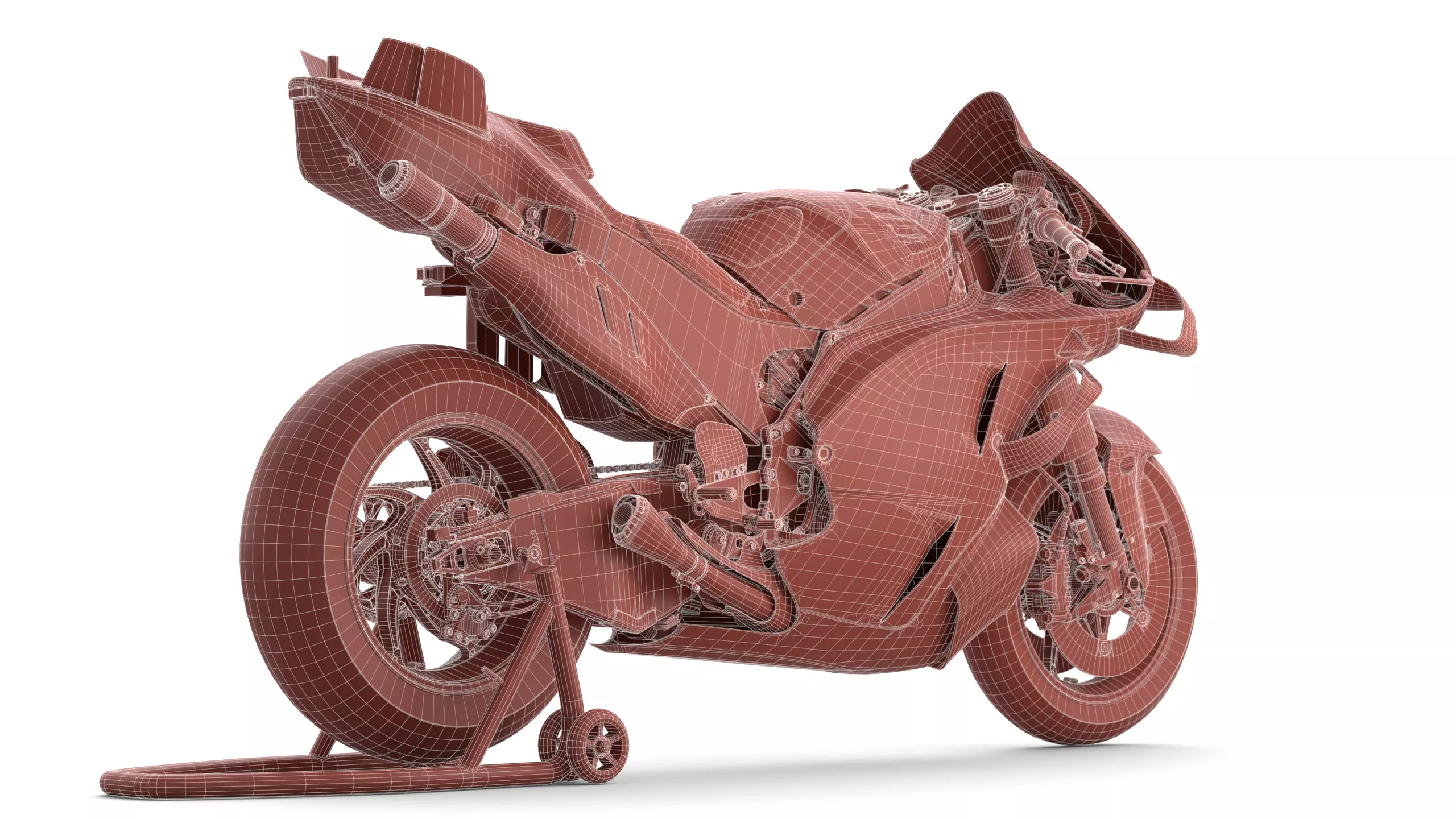 MotoGP Ducati Desmosedici GP - 2025 Mandalika Special Livery 3D model_33