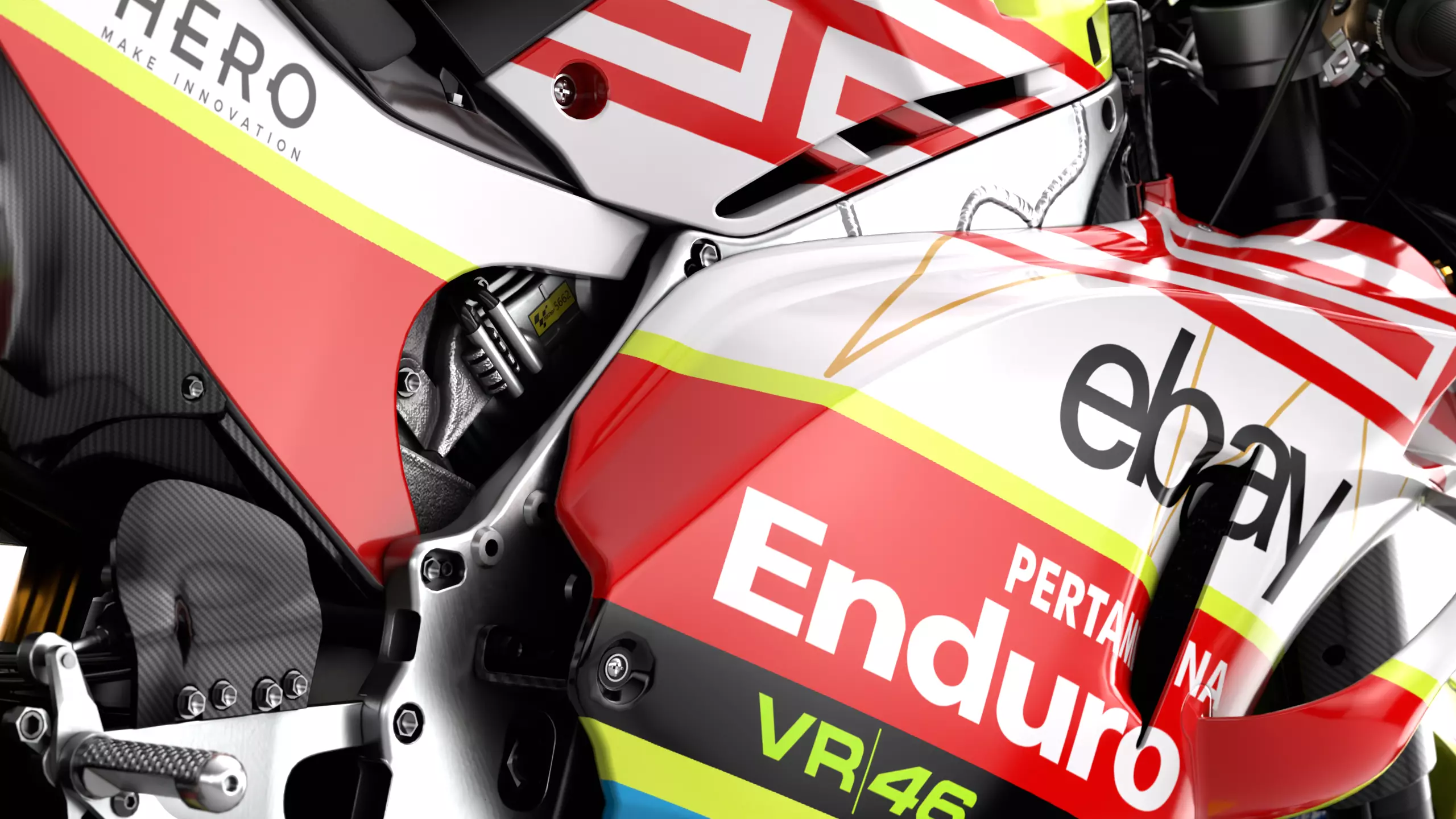 MotoGP Ducati Desmosedici GP - 2025 Mandalika Special Livery 3D model_10