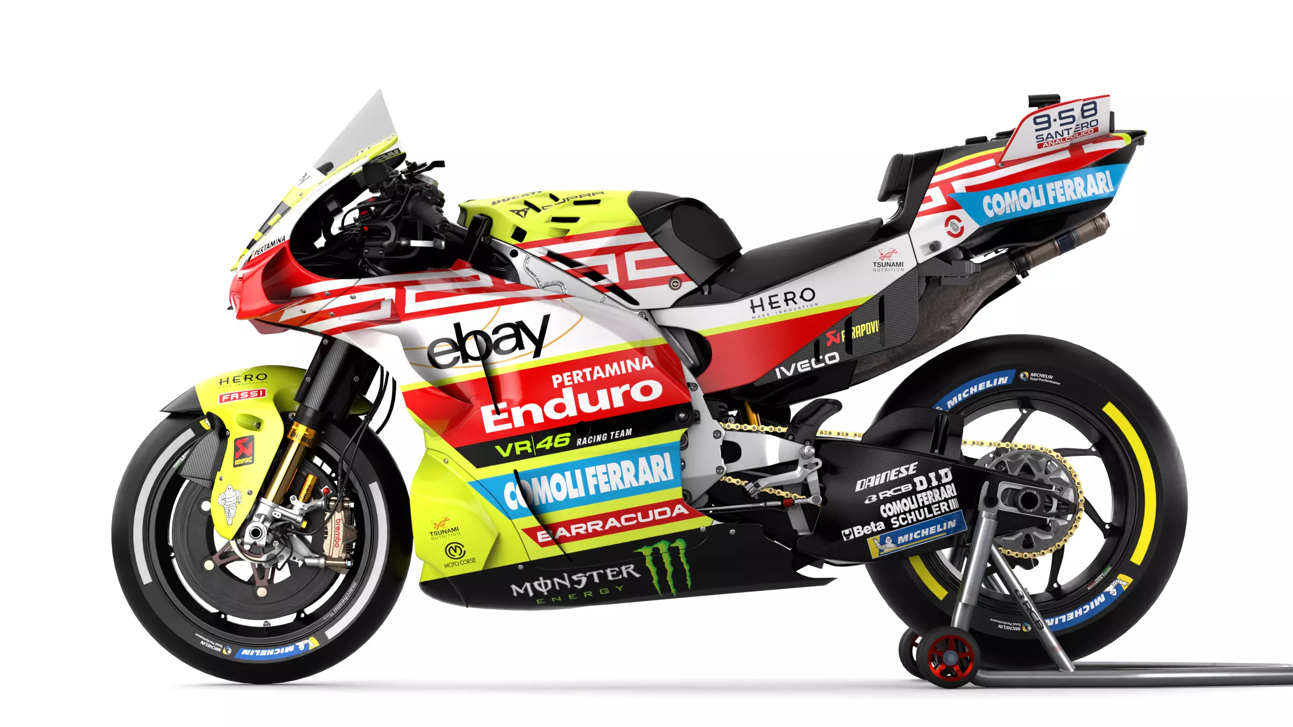 MotoGP Ducati Desmosedici GP - 2025 Mandalika Special Livery 3D model_2