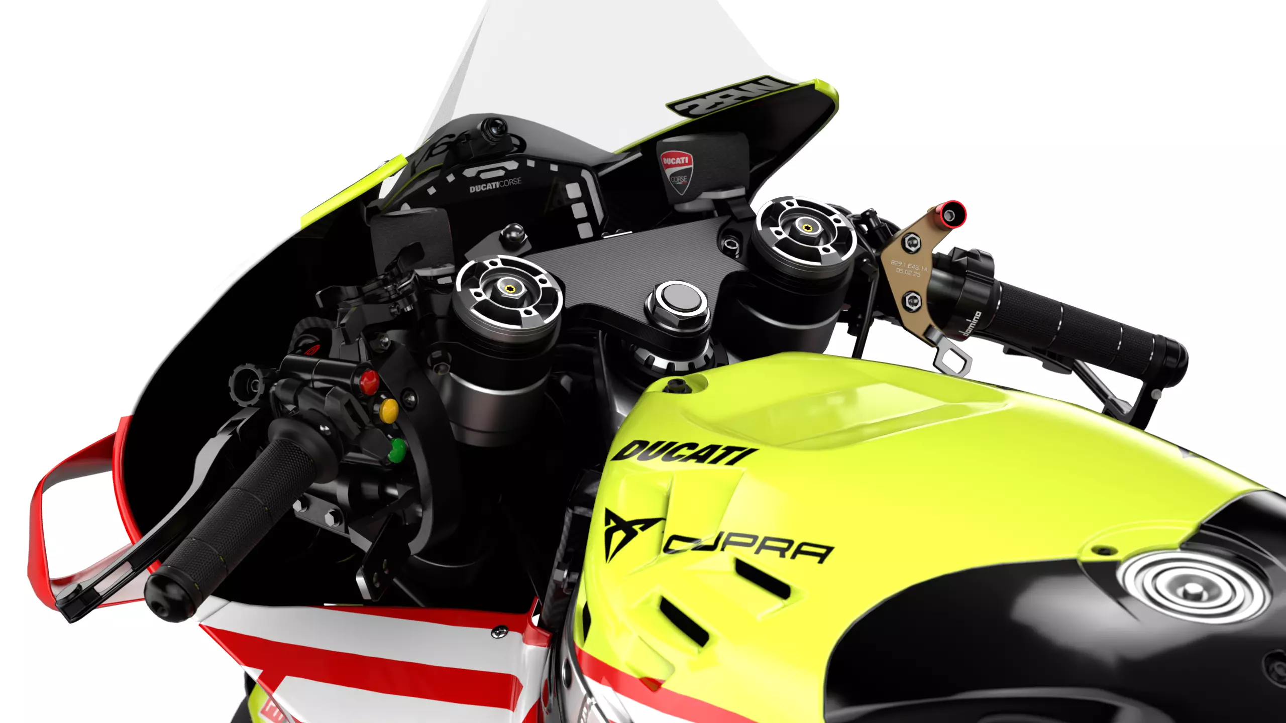 MotoGP Ducati Desmosedici GP - 2025 Mandalika Special Livery 3D model_23