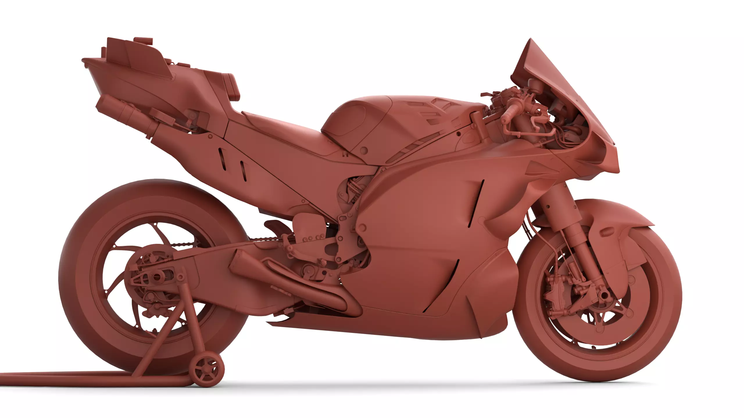 MotoGP Ducati Desmosedici GP - 2025 Mandalika Special Livery 3D model_34