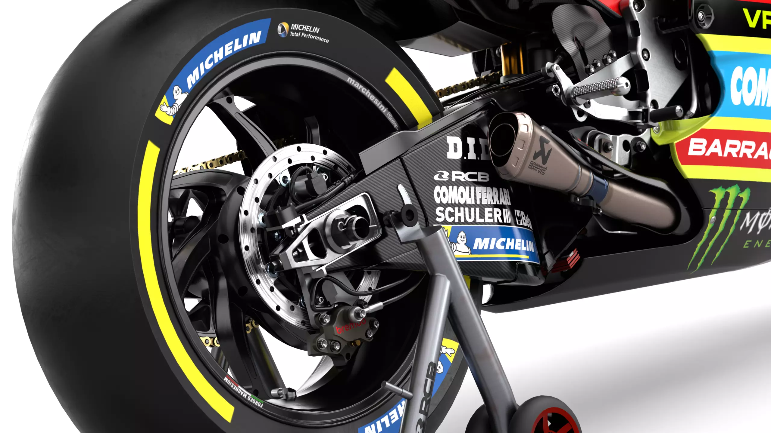 MotoGP Ducati Desmosedici GP - 2025 Mandalika Special Livery 3D model_15