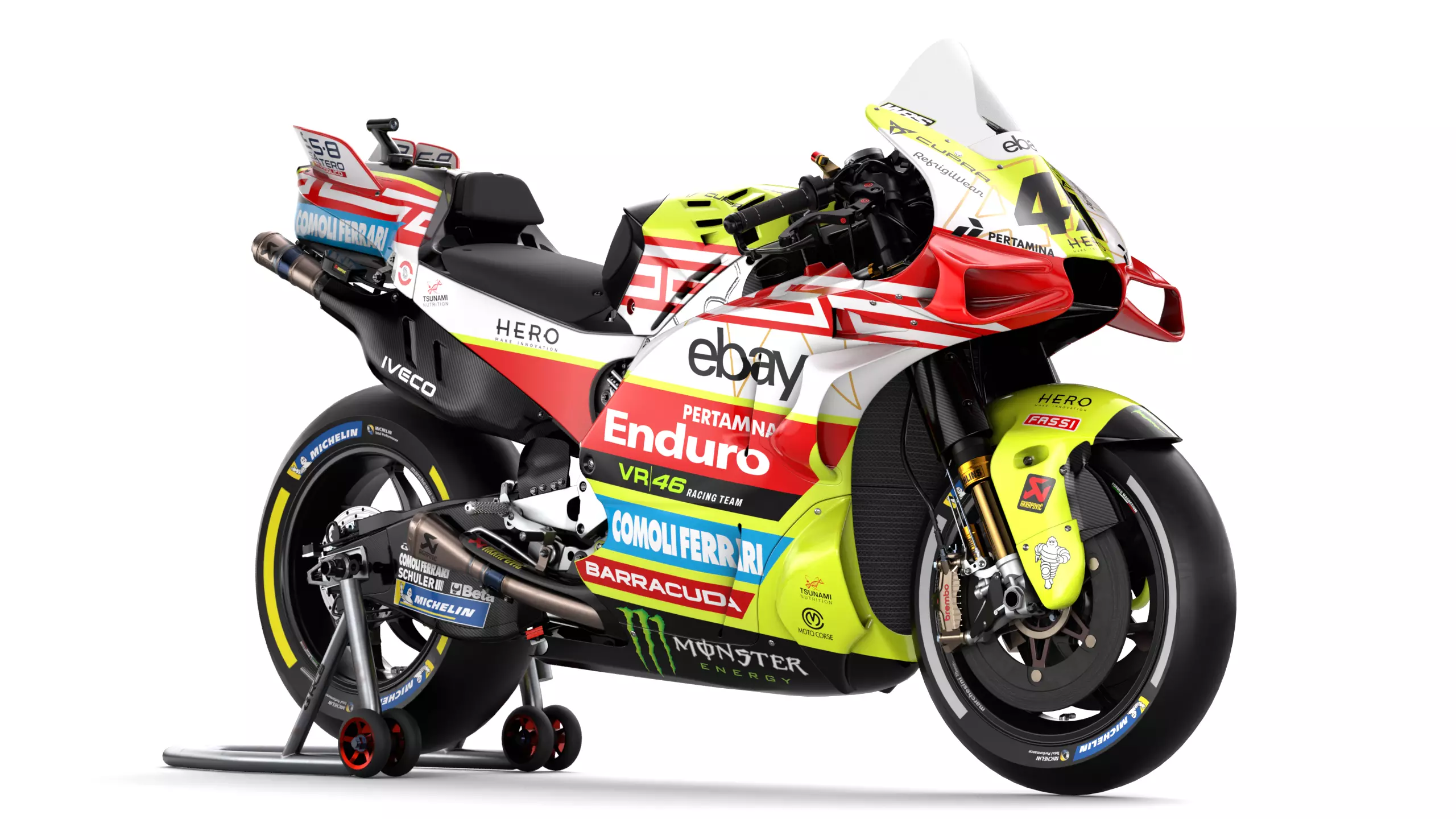 MotoGP Ducati Desmosedici GP - 2025 Mandalika Special Livery 3D model_7